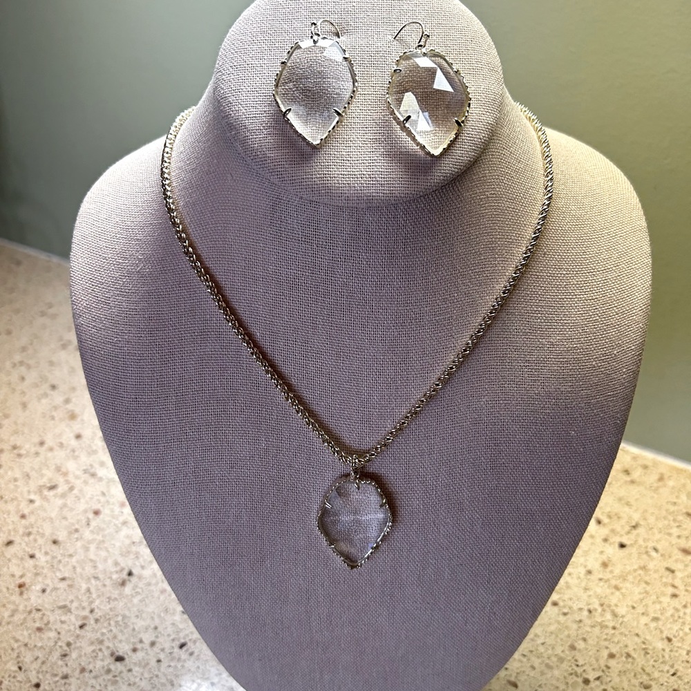 **SOLD**. Kendra Scott Corla necklace & Corley earrings